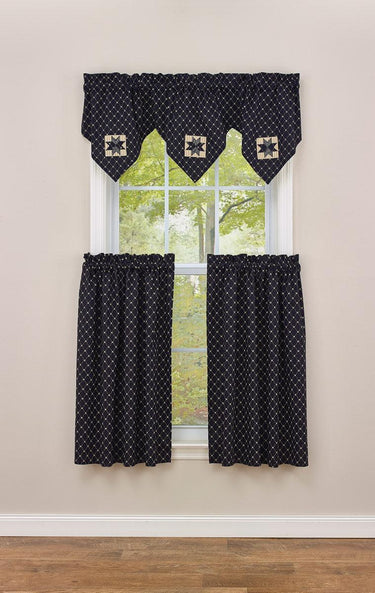 Carrington Triple Valance - Point Park Designs - The Fox Decor
